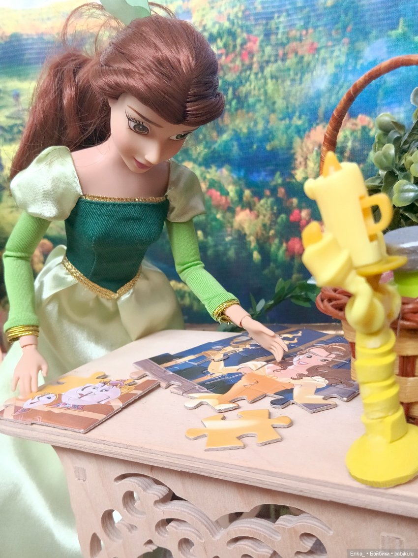 Уютный балкончик Белль — Куклы Disney Animators и Принцессы Диснея: Disney Store