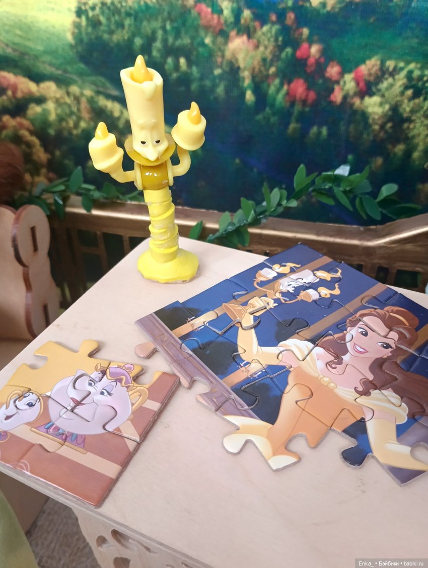 Уютный балкончик Белль — Куклы Disney Animators и Принцессы Диснея: Disney Store (фото 6)