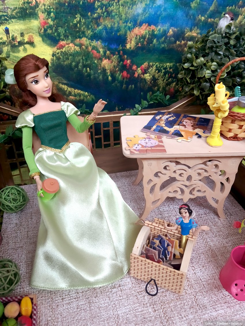 Уютный балкончик Белль — Куклы Disney Animators и Принцессы Диснея: Disney Store