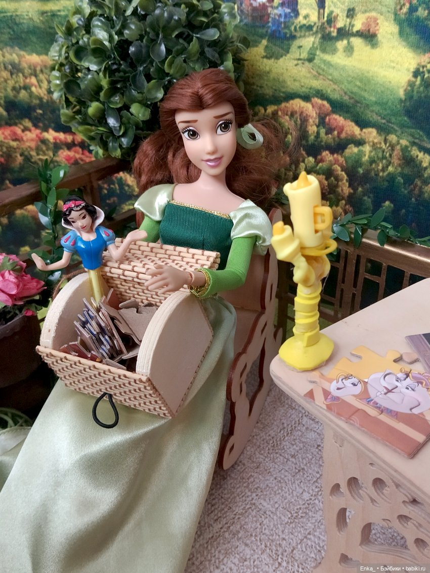 Уютный балкончик Белль — Куклы Disney Animators и Принцессы Диснея: Disney Store