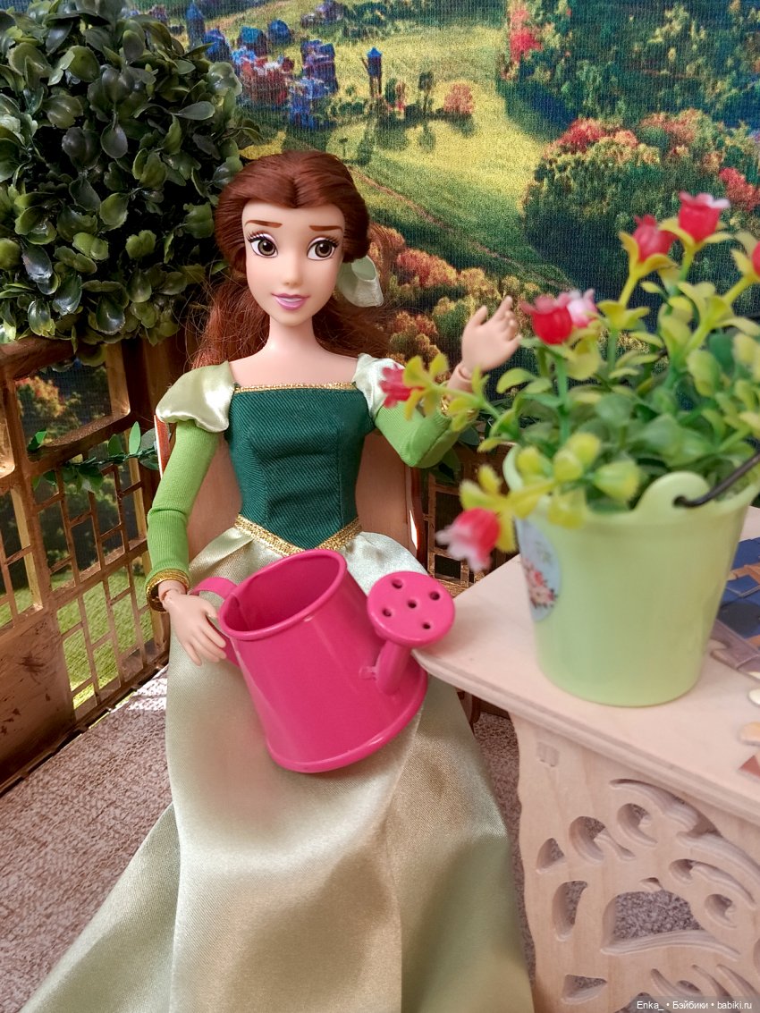 Уютный балкончик Белль — Куклы Disney Animators и Принцессы Диснея: Disney Store