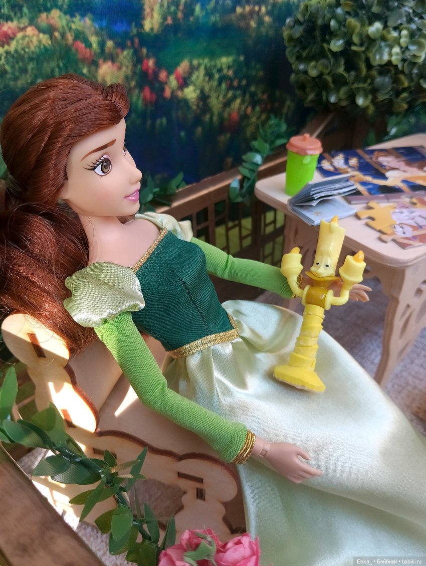 Уютный балкончик Белль — Куклы Disney Animators и Принцессы Диснея: Disney Store