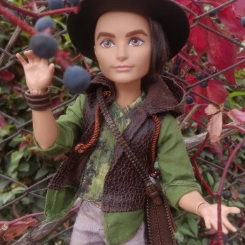 Хантер в увядающем винограднике