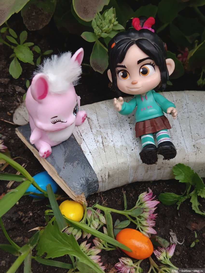 Шенк и Ванилопа: сбор пасхальных яиц | Бэйбики Шенк и Ванилопа: сбор пасхальных яиц