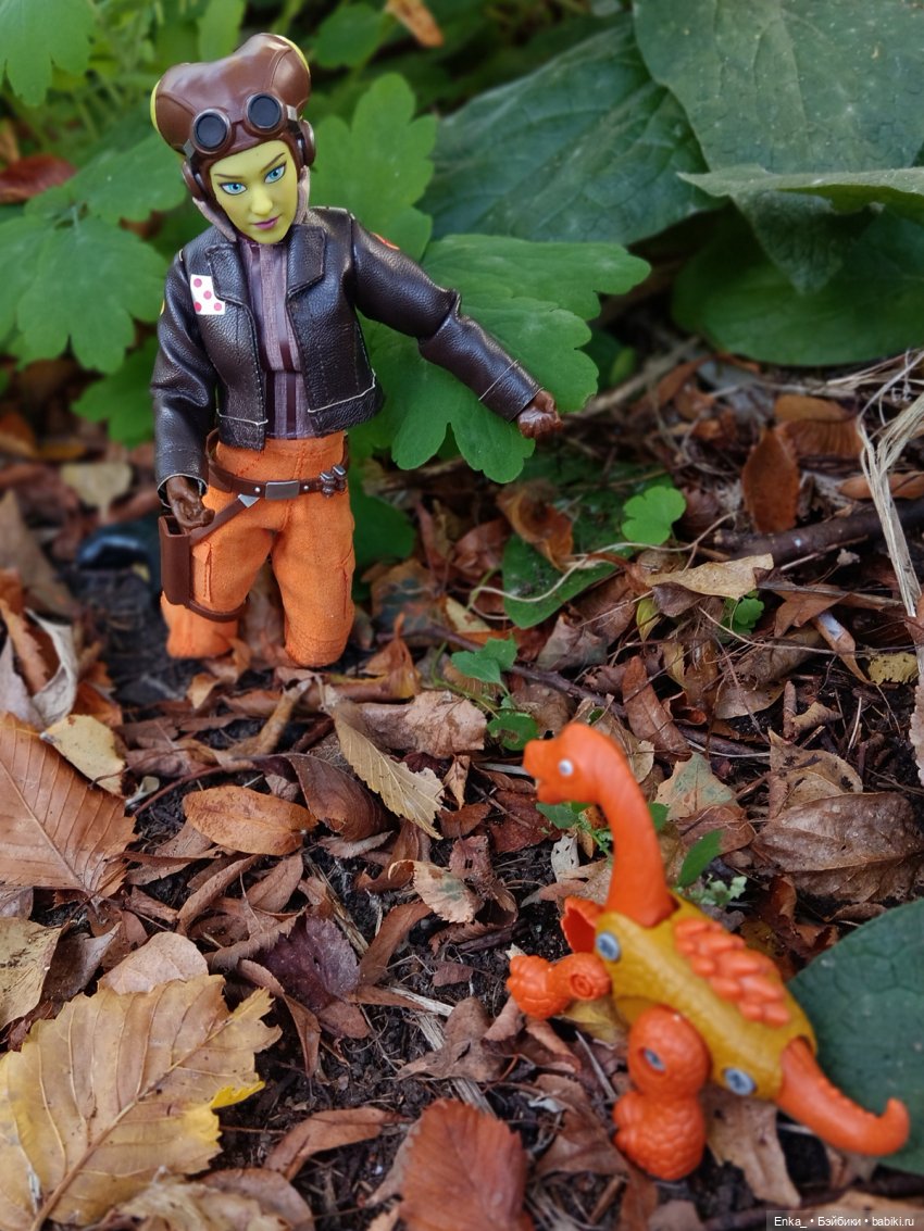 Гера Синдулла тестирует динозавра