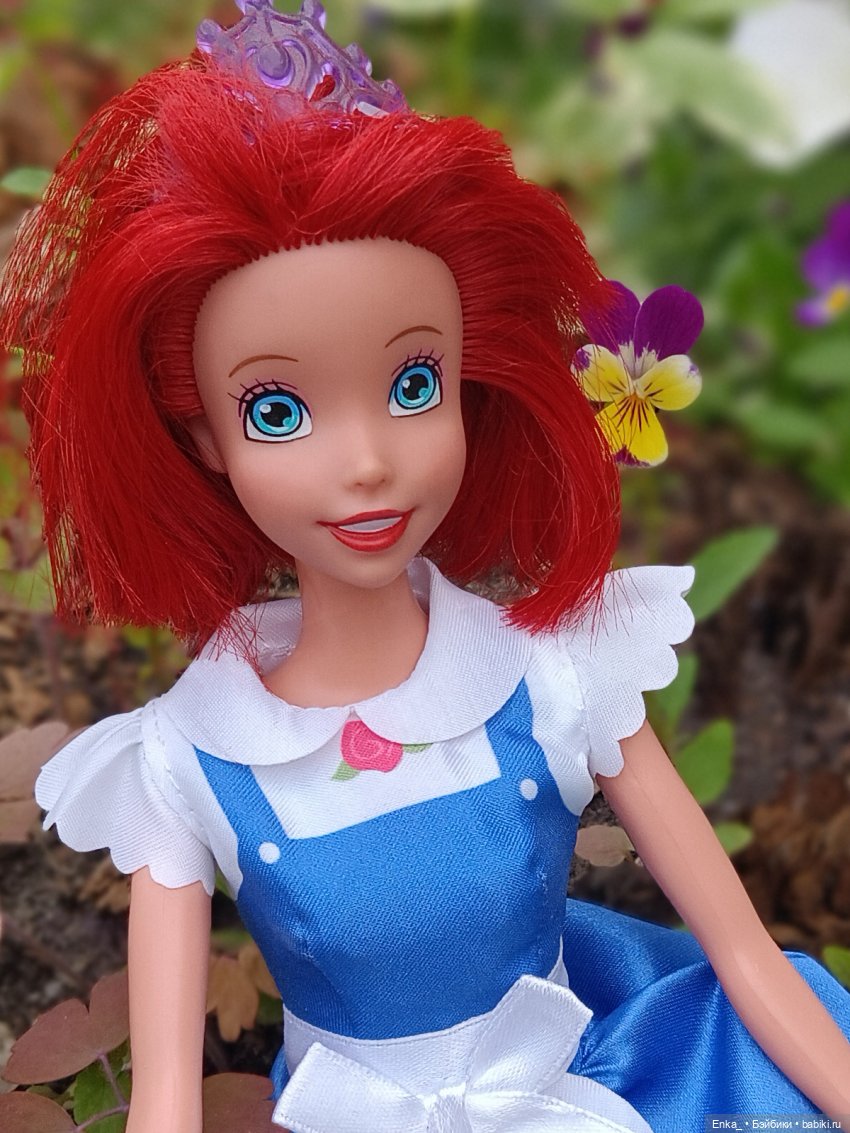 Ариэль в саду — Куклы Disney Animators и Принцессы Диснея: Disney Store (фото 8)