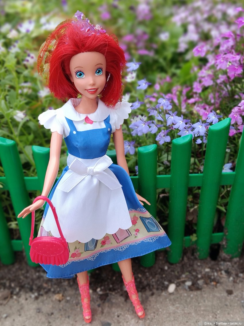 Ариэль в саду — Куклы Disney Animators и Принцессы Диснея: Disney Store