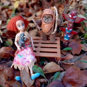 Индианка Робин в месте силы