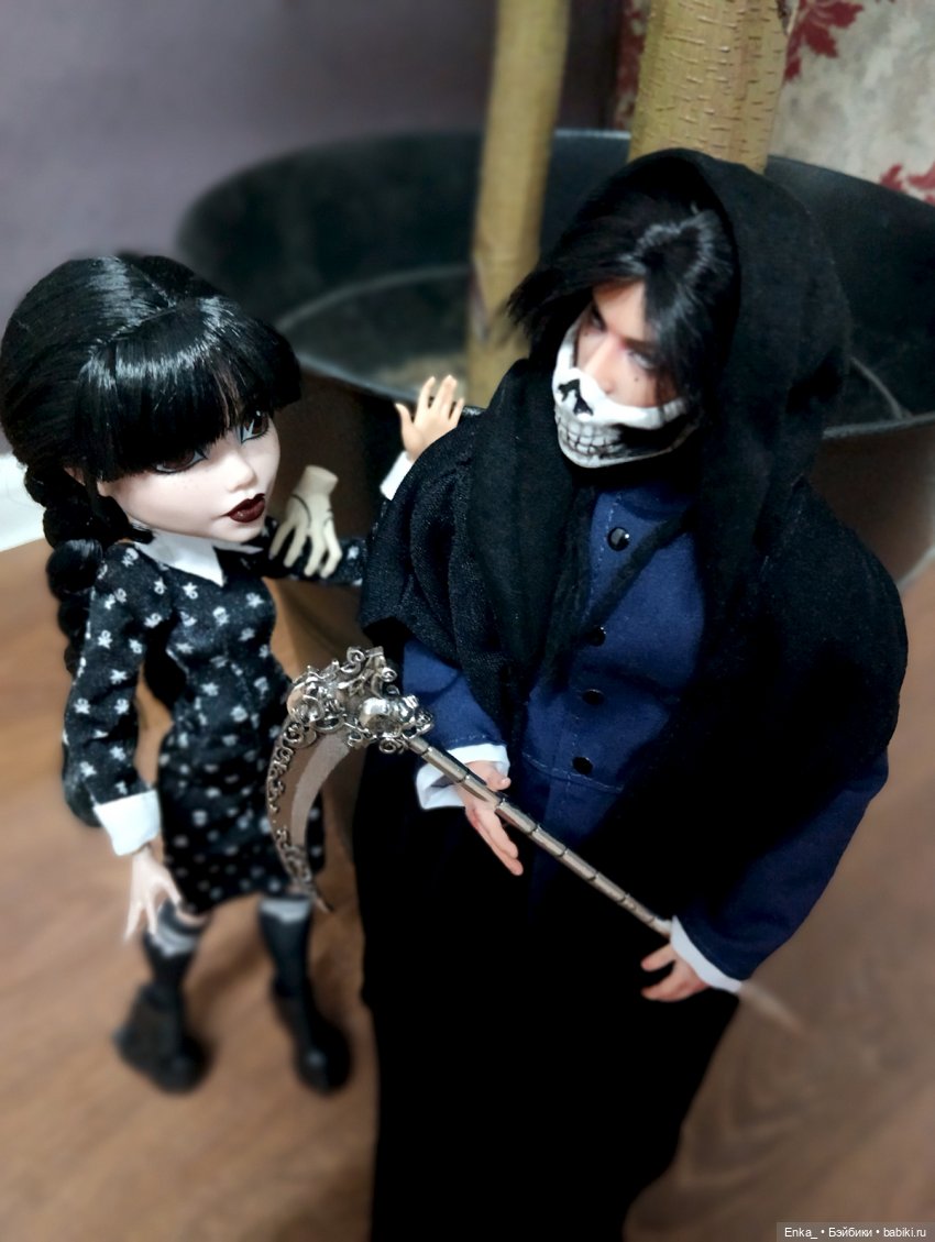 Уэнсдей знакомится с Лестером | Бэйбики Уэнсдей знакомится с Лестером (фото 4)