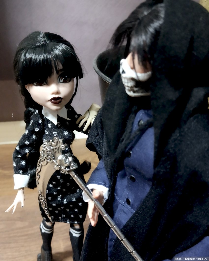 Уэнсдей знакомится с Лестером | Бэйбики Уэнсдей знакомится с Лестером (фото 3)