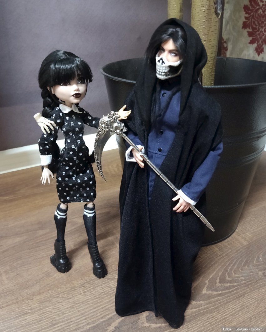 Уэнсдей знакомится с Лестером | Бэйбики Уэнсдей знакомится с Лестером (фото 2)