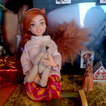 Новогодняя вечеринка на полочке