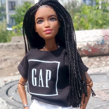 На прогулке с Ким