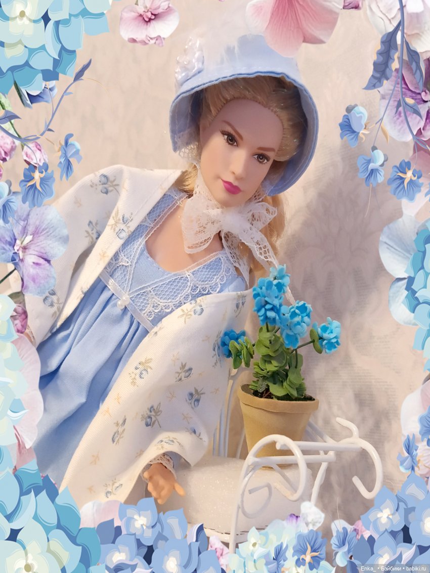 Долорес в образе барышни 19 века