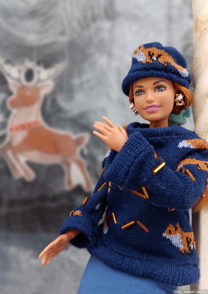 Мэгги-лисичка в зимнем образе 🧣 (фото 6)