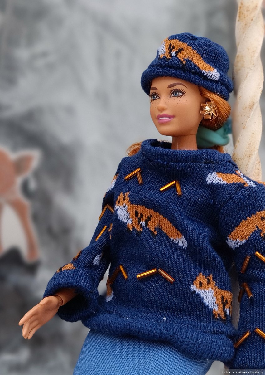 Мэгги-лисичка в зимнем образе 🧣 (фото 7)