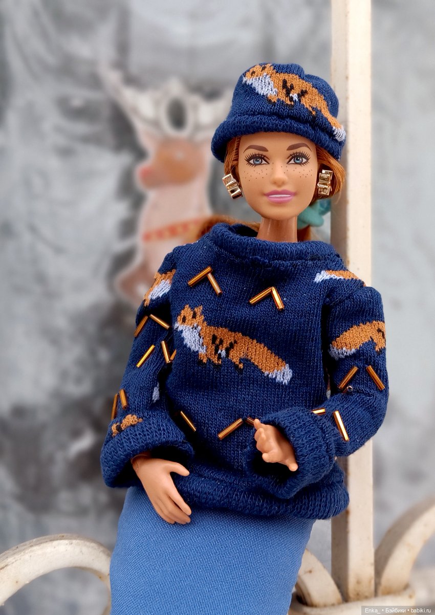 Мэгги-лисичка в зимнем образе 🧣 (фото 4)