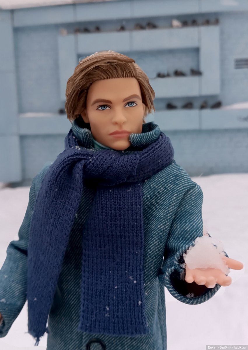 Зимняя прогулка: Стив и голуби (фото 9)