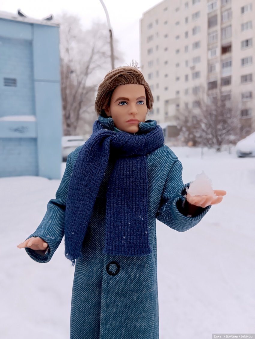 Зимняя прогулка: Стив и голуби (фото 10)