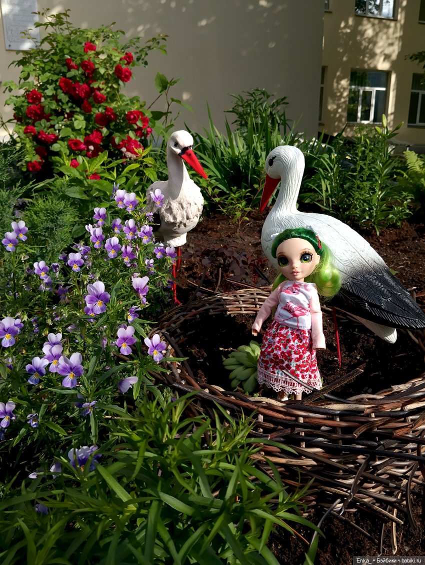 Джейд в гостях у аистов — Куклы Rainbow High (Рейнбоу Хай (фото 3)