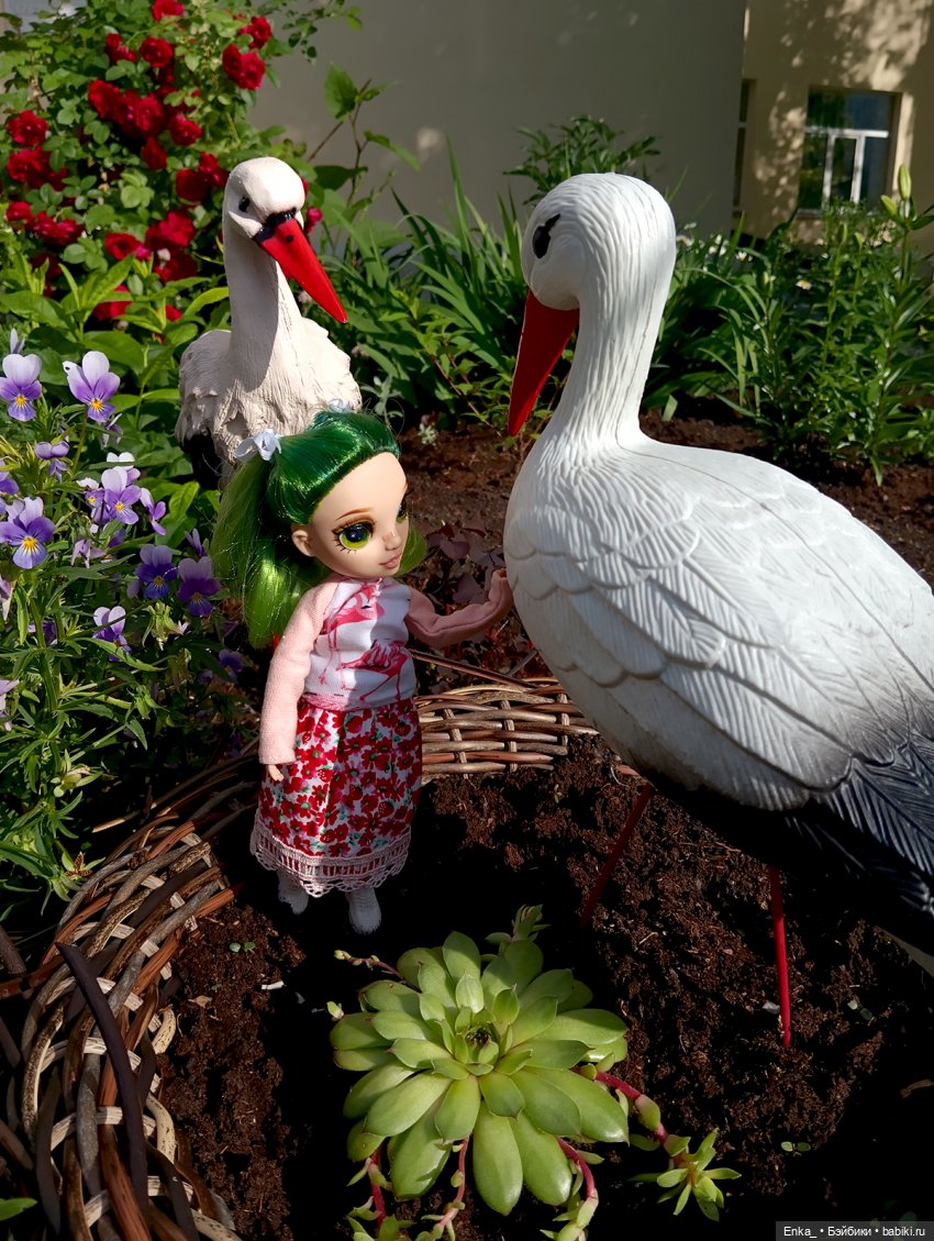 Джейд в гостях у аистов — Куклы Rainbow High (Рейнбоу Хай (фото 8)