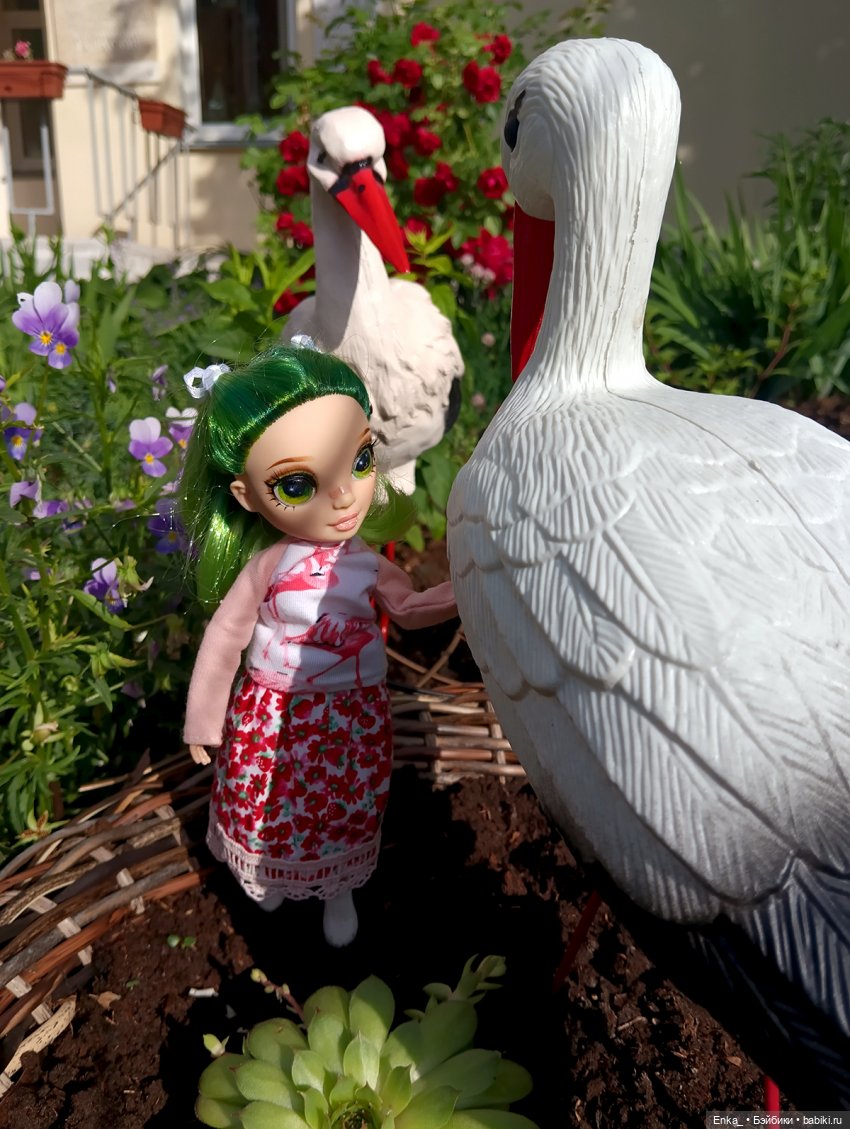 Джейд в гостях у аистов — Куклы Rainbow High (Рейнбоу Хай (фото 7)