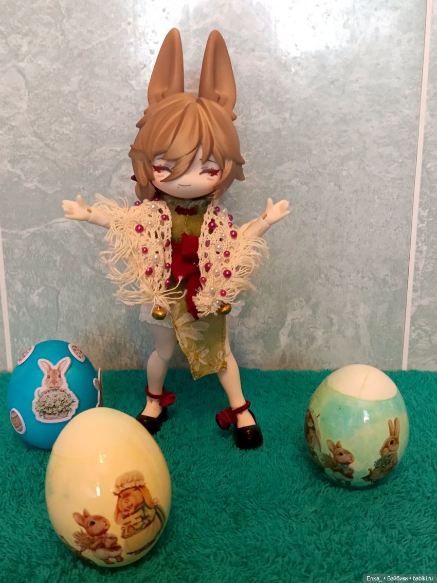 Светлой Пасхи с пасхальным кроликом (фото 4)