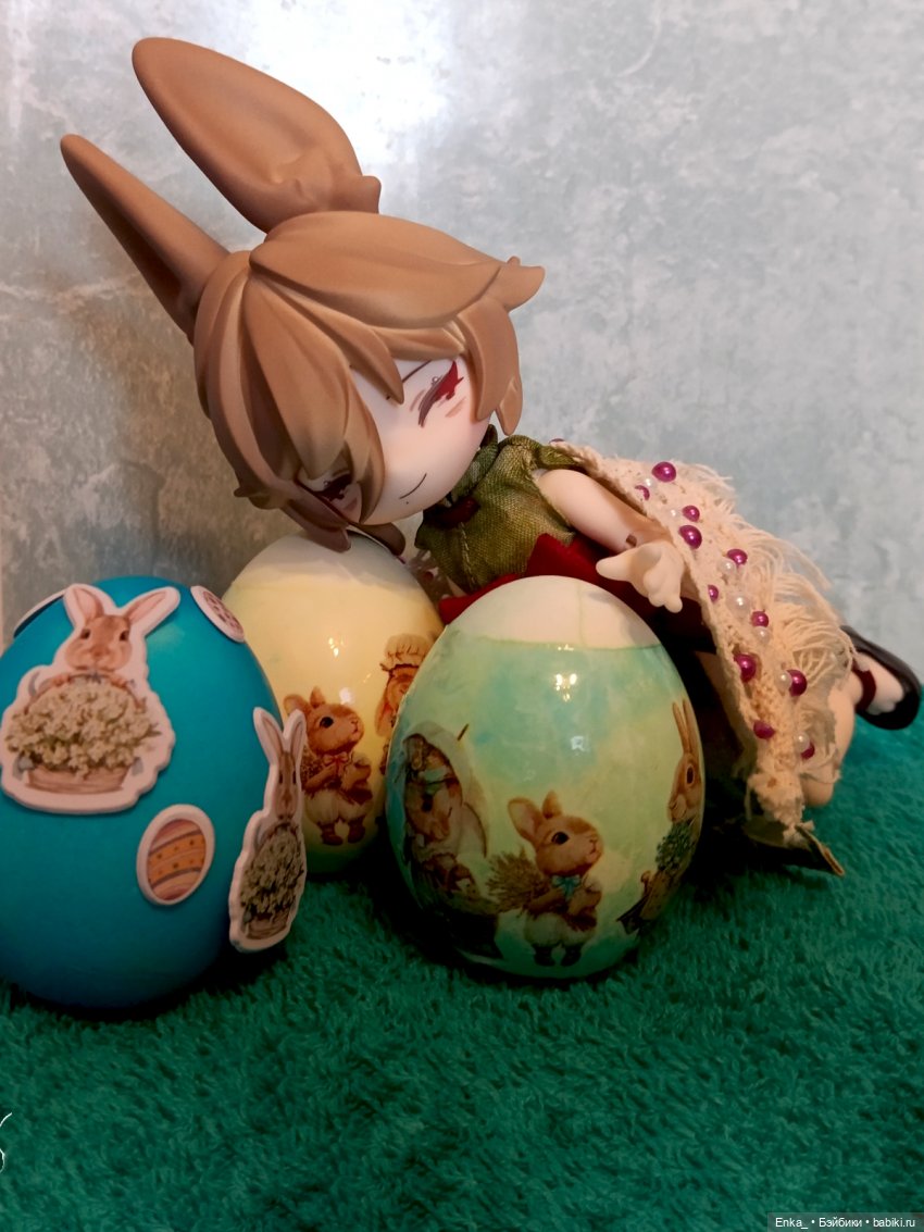 Светлой Пасхи с пасхальным кроликом (фото 10)
