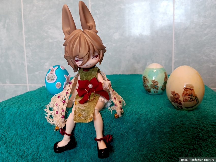 Светлой Пасхи с пасхальным кроликом