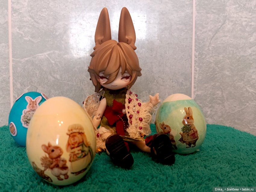 Светлой Пасхи с пасхальным кроликом (фото 6)