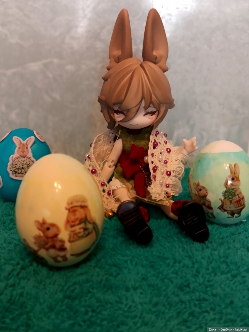 Светлой Пасхи с пасхальным кроликом (фото 7)