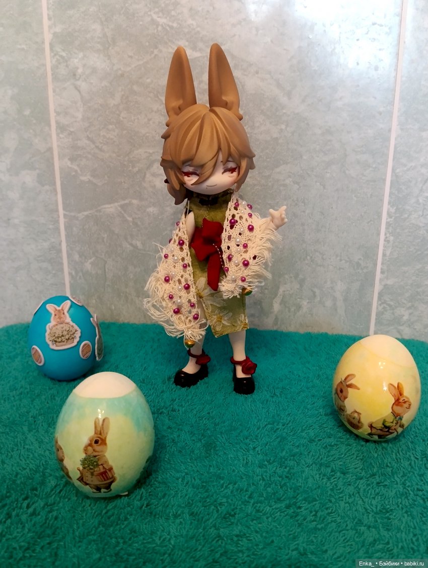Светлой Пасхи с пасхальным кроликом (фото 2)