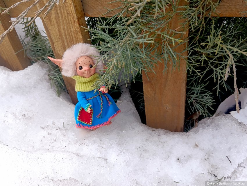 Чем еще интересны ауки — Игрушки в смешанной технике (мех и глина): Арт (фото 2)