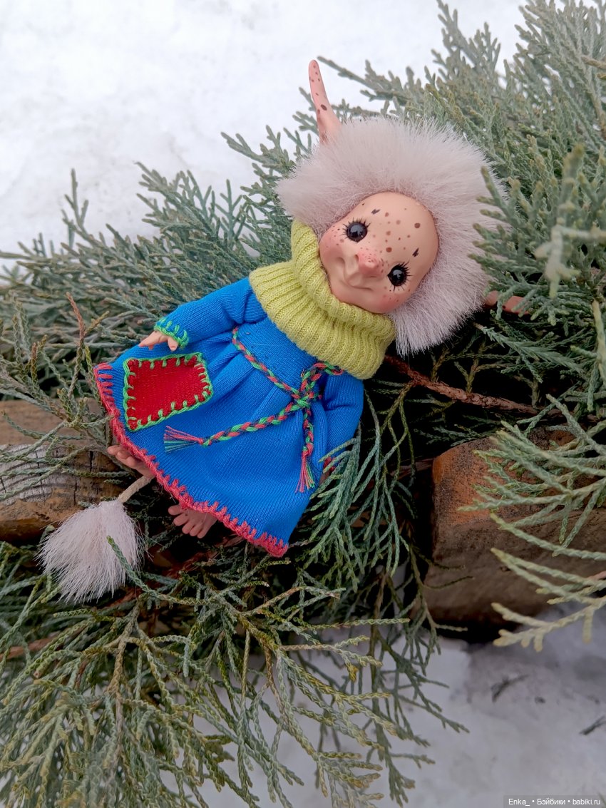 Чем еще интересны ауки — Игрушки в смешанной технике (мех и глина): Арт (фото 9)