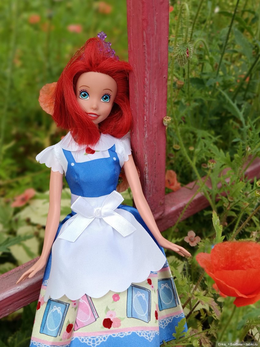 Ариэль на цветущем лугу — Куклы Disney Animators и Принцессы Диснея: Disney Store (фото 9)