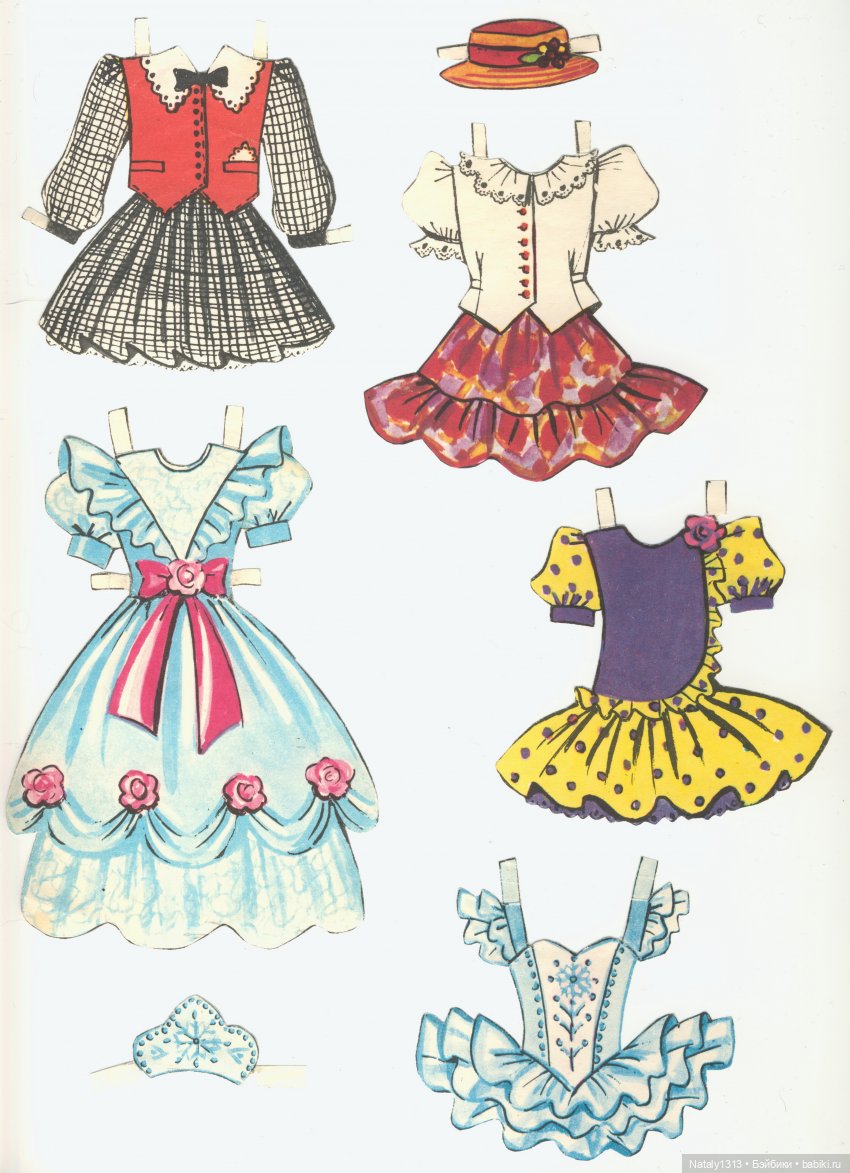 Бумажные куклы: "Маленькая модница" и серия "Катенька" | Бэйбики Бумажные куклы: "Маленькая модница" и серия "Катенька" (фото 6)