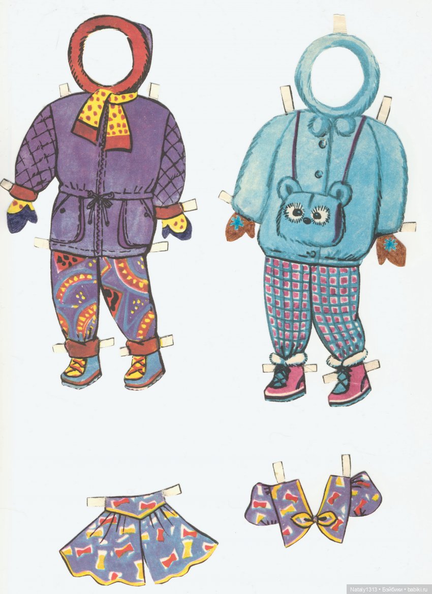 Бумажные куклы: "Маленькая модница" и серия "Катенька" | Бэйбики Бумажные куклы: "Маленькая модница" и серия "Катенька" (фото 3)