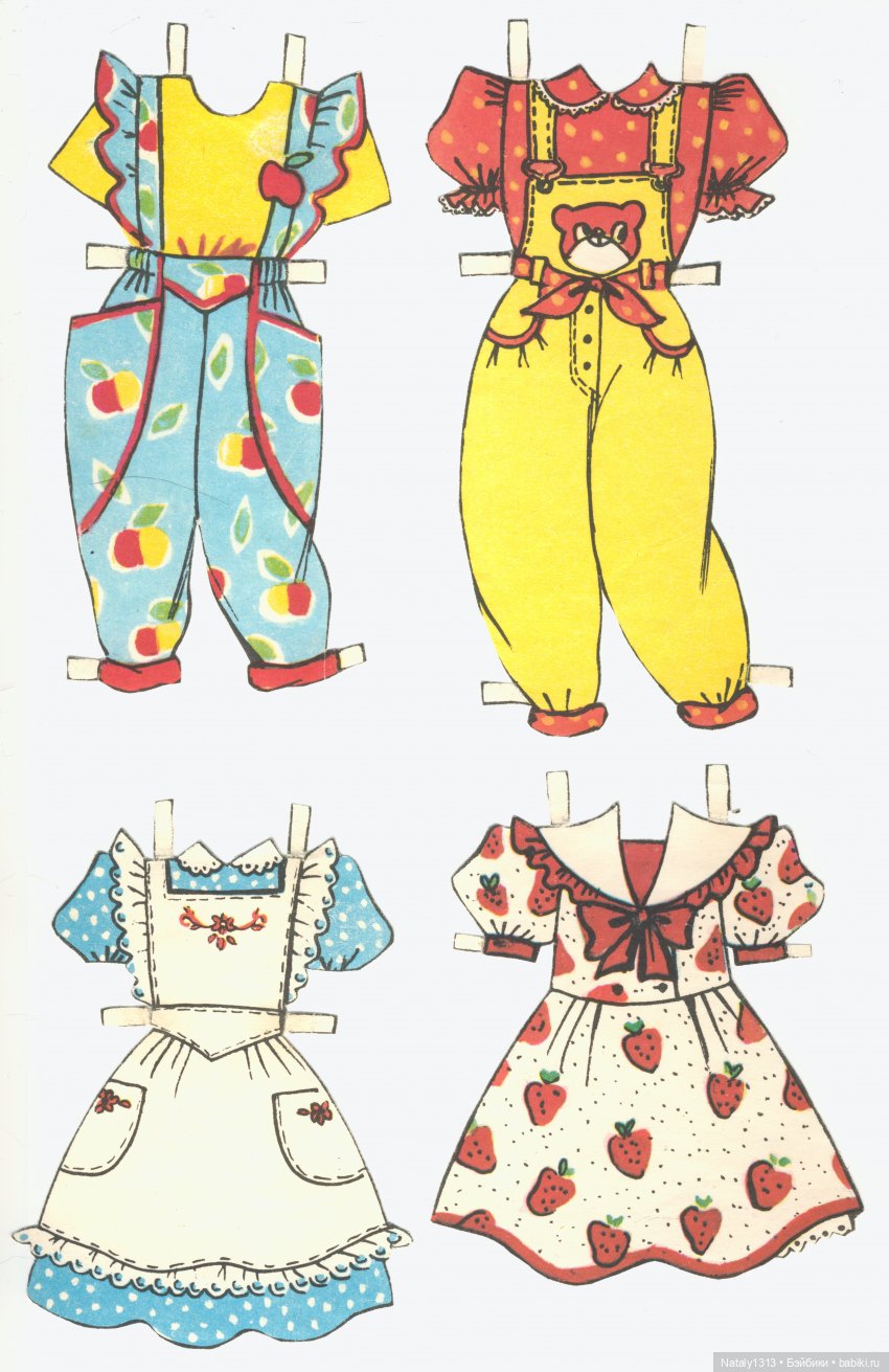 Бумажные куклы: "Маленькая модница" и серия "Катенька" | Бэйбики Бумажные куклы: "Маленькая модница" и серия "Катенька" (фото 5)