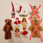 Куколки и медведи для маленьких куколок