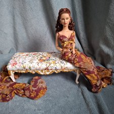 Банкетка для кукол 1/4, ручная работа