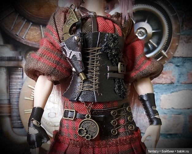 Гибридная куколка в стиле стимпанк | Бэйбики Гибридная куколка в стиле стимпанк (фото 4)