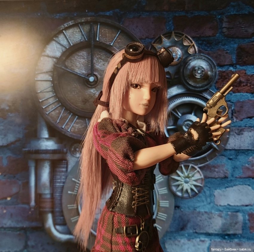 Гибридная куколка в стиле стимпанк | Бэйбики Гибридная куколка в стиле стимпанк (фото 10)