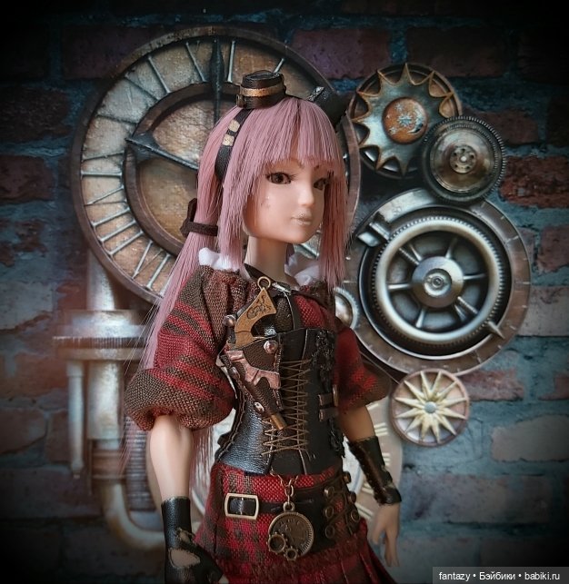 Гибридная куколка в стиле стимпанк | Бэйбики Гибридная куколка в стиле стимпанк (фото 2)