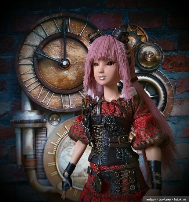 Гибридная куколка в стиле стимпанк | Бэйбики Гибридная куколка в стиле стимпанк (фото 3)