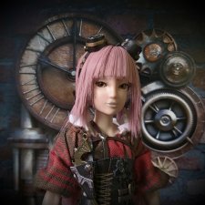 Гибридная куколка в стиле стимпанк
