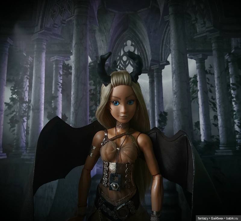 Гибридная кукла на основе рестлерши