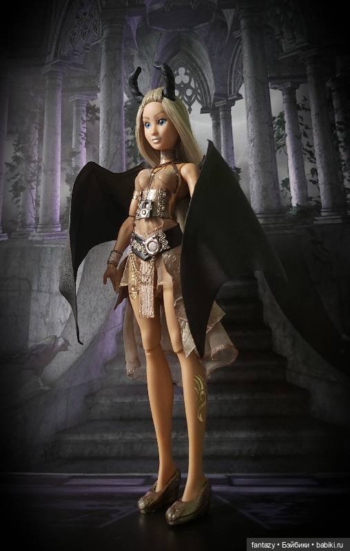 Гибридная кукла на основе рестлерши (фото 4)