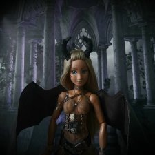 Гибридная кукла на основе рестлерши