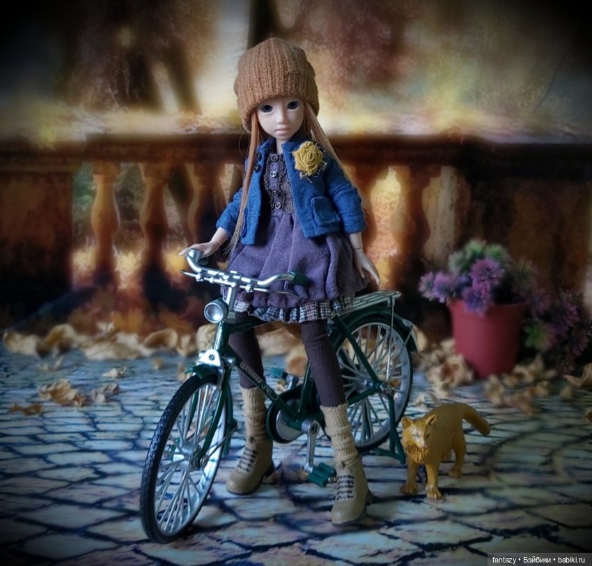 Харука, Лаки, золотая осень и велосипед