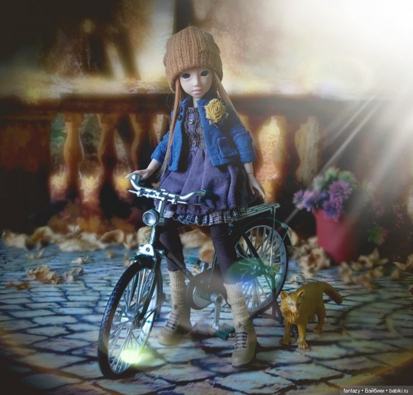 Харука, Лаки, золотая осень и велосипед